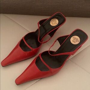Authentic Versace Red Women's Heels (no longer sold in stores)